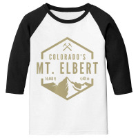 Womens Colorado Mt. Elbert V-neck Youth 3/4 Sleeve | Artistshot