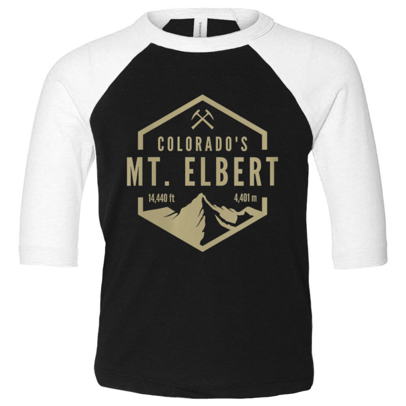 Womens Colorado Mt. Elbert V-neck Toddler 3/4 Sleeve Tee by cm-arts | Artistshot