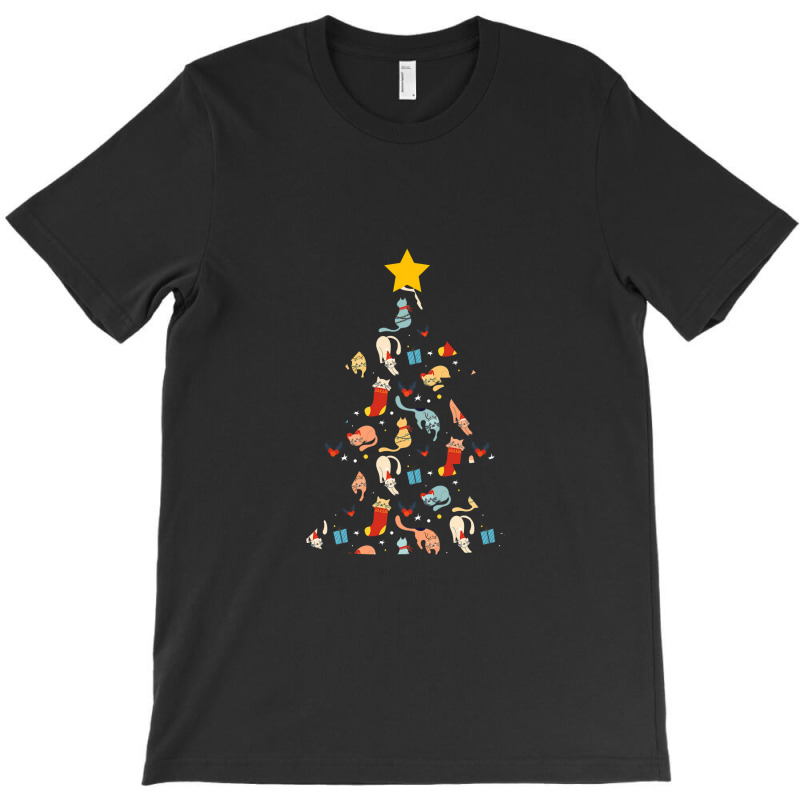 Cat Tree Funny Xmas Cat Lover Christmas T-shirt | Artistshot