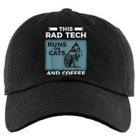 This Rad Tech Runs On Cats And Coffee Radiologist Kids Cap | Artistshot