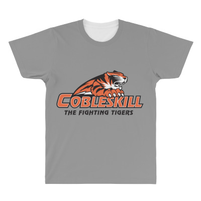 Suny Merch, Cobleskill Fighting Tigers All Over Men's T-shirt Designed By Beom Seok Bobae