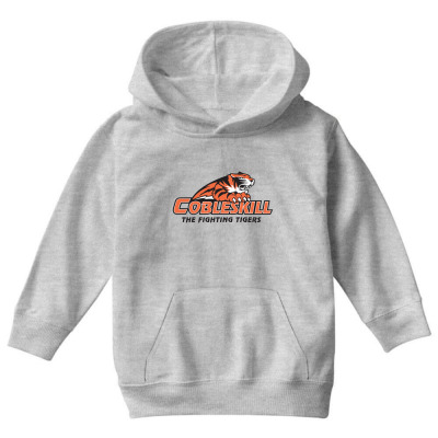 Suny Merch, Cobleskill Fighting Tigers Youth Hoodie Designed By Beom Seok Bobae