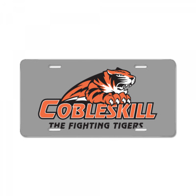 Suny Merch, Cobleskill Fighting Tigers License Plate Designed By Beom Seok Bobae