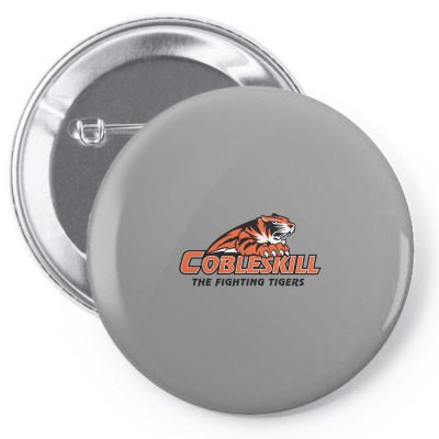 Suny Merch, Cobleskill Fighting Tigers Pin-back Button Designed By Beom Seok Bobae