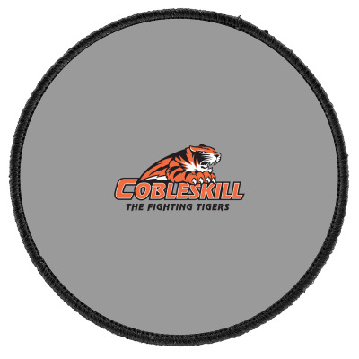 Suny Merch, Cobleskill Fighting Tigers Round Patch Designed By Beom Seok Bobae