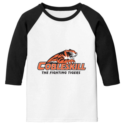 Suny Merch, Cobleskill Fighting Tigers Youth 3/4 Sleeve Designed By Beom Seok Bobae