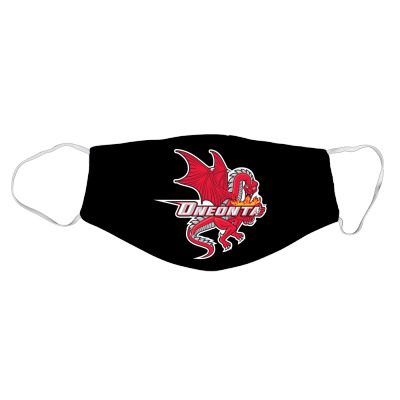 Suny Merch,oneonta Red Dragons Face Mask Designed By Beom Seok Bobae