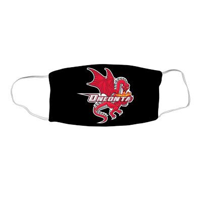 Suny Merch,oneonta Red Dragons Face Mask Rectangle Designed By Beom Seok Bobae