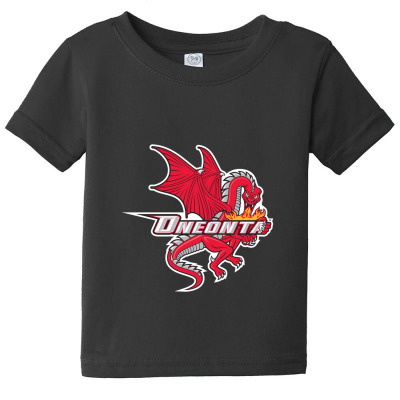 Suny Merch,oneonta Red Dragons Baby Tee Designed By Beom Seok Bobae