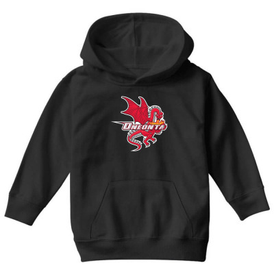 Suny Merch,oneonta Red Dragons Youth Hoodie Designed By Beom Seok Bobae