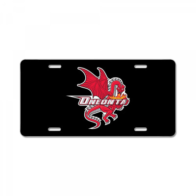 Suny Merch,oneonta Red Dragons License Plate Designed By Beom Seok Bobae