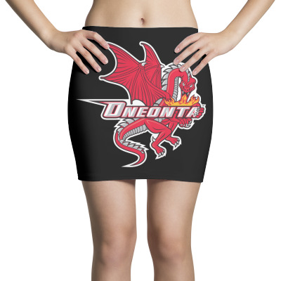 Suny Merch,oneonta Red Dragons Mini Skirts Designed By Beom Seok Bobae