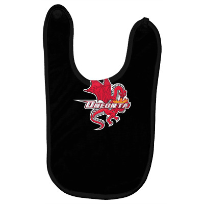 Suny Merch,oneonta Red Dragons Baby Bibs Designed By Beom Seok Bobae