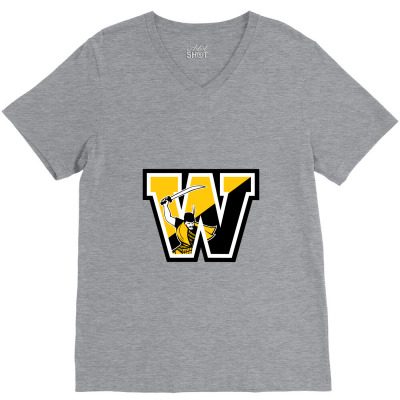 The College Merch,wooster Fighting Scots V-neck Tee Designed By Beom Seok Bobae