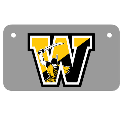 The College Merch,wooster Fighting Scots Motorcycle License Plate Designed By Beom Seok Bobae