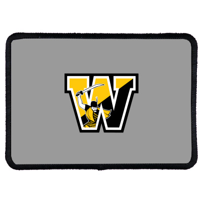 The College Merch,wooster Fighting Scots Rectangle Patch Designed By Beom Seok Bobae