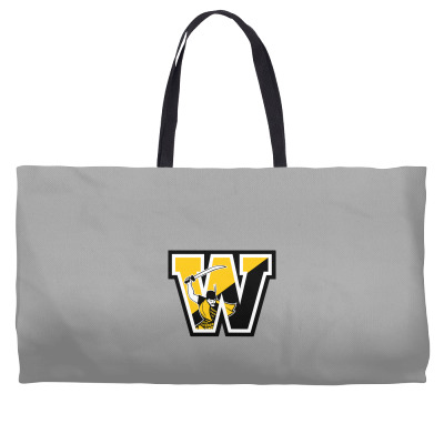 The College Merch,wooster Fighting Scots Weekender Totes Designed By Beom Seok Bobae