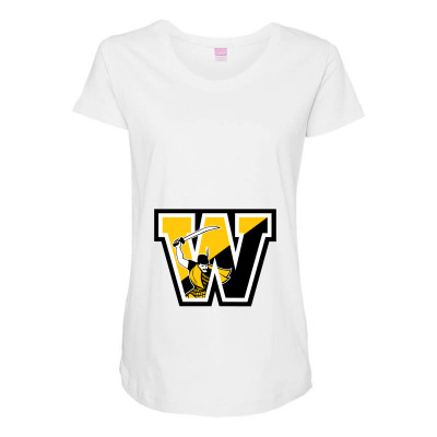 The College Merch,wooster Fighting Scots Maternity Scoop Neck T-shirt Designed By Beom Seok Bobae