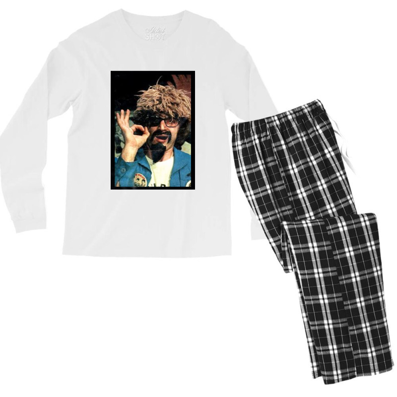 Cinema White Men's Long Sleeve Pajama Set | Artistshot