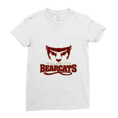 Willamette Merch, Bearcats (2) Ladies Fitted T-shirt Designed By Beom Seok Bobae