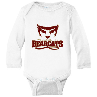 Willamette Merch, Bearcats (2) Long Sleeve Baby Bodysuit Designed By Beom Seok Bobae