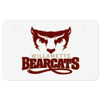 Willamette Merch, Bearcats (2) Atv License Plate Designed By Beom Seok Bobae