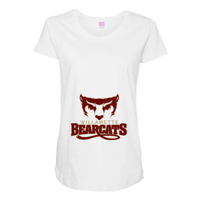 Willamette Merch, Bearcats (2) Maternity Scoop Neck T-shirt Designed By Beom Seok Bobae