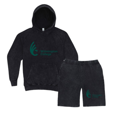Wilmington Merch, Quaqers (2) Vintage Hoodie And Short Set Designed By Beom Seok Bobae