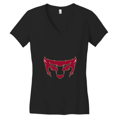Willamette Merch,bearcats Women's V-neck T-shirt Designed By Beom Seok Bobae