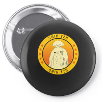 Shih Tzu T  Shirt Shih Tzu Dog Portrait T  Shirt Pin-back Button | Artistshot