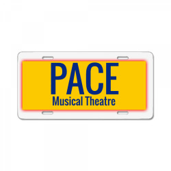 pace musical theater License Plate | Artistshot