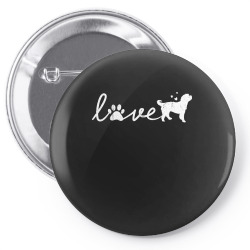 bernedoodle love dog pet lover gift Pin-back button | Artistshot