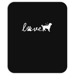 bernedoodle love dog pet lover gift Mousepad | Artistshot
