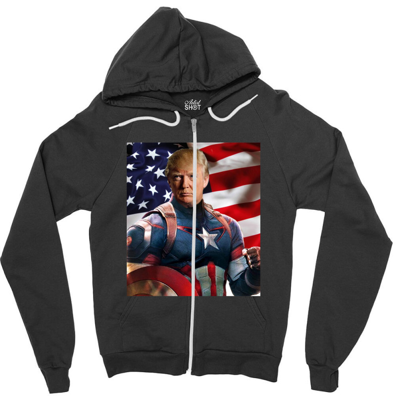 Donald Trump 17 Zipper Hoodie | Artistshot