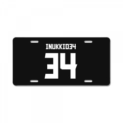 inukki034 License Plate | Artistshot