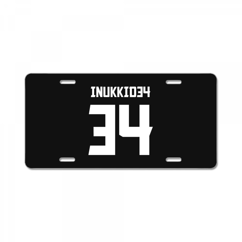 Inukki034 License Plate | Artistshot