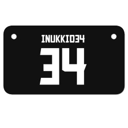 inukki034 Motorcycle License Plate | Artistshot