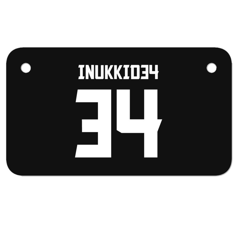 Inukki034 Motorcycle License Plate | Artistshot