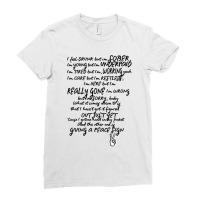 Hand In My Pocket Alanis Morissette - Peace Sign Ladies Fitted T-shirt | Artistshot