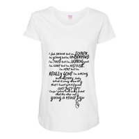 Hand In My Pocket Alanis Morissette - Peace Sign Maternity Scoop Neck T-shirt | Artistshot