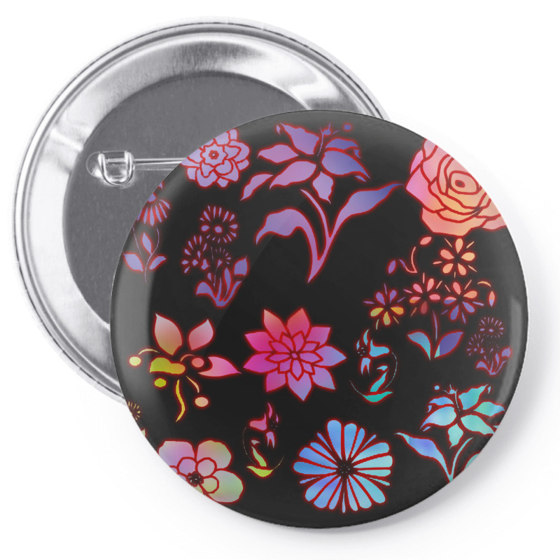Pride Flowers Pin-back Button | Artistshot