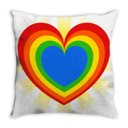 pride heart Throw Pillow | Artistshot