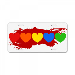 pride hearts License Plate | Artistshot