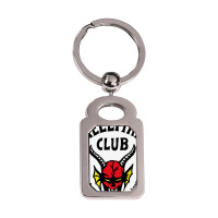 Hellfire Club Silver Rectangle Keychain | Artistshot