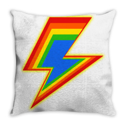 pride lightning bolt Throw Pillow | Artistshot