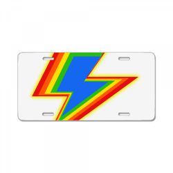 pride lightning bolt License Plate | Artistshot