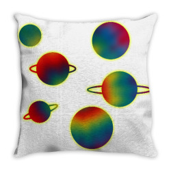 pride planets Throw Pillow | Artistshot