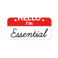 Hello I'm Essential ,essential Bicycle License Plate | Artistshot