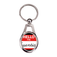 Hello I'm Essential ,essential Silver Oval Keychain | Artistshot