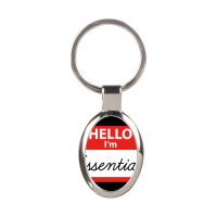 Hello I'm Essential ,essential Oval Keychain | Artistshot